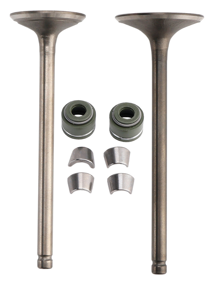 KIT VALVOLE DI ASPIRAZIONE E SCARICO PER MOTO DA CROSS CG200 GS200 POCKET MIKE ATV QUAD
