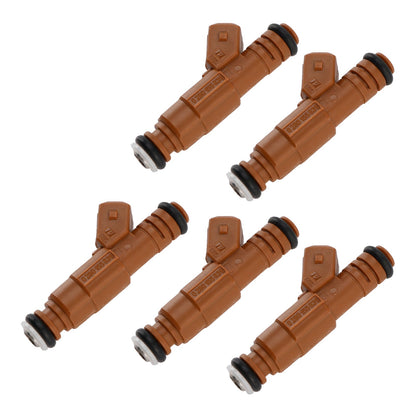 Iniettore di carburante 5 pezzi 0280155831 adatto per Volvo S60 S80 C70 XC90 2.4L 2.5L 1998-2009
