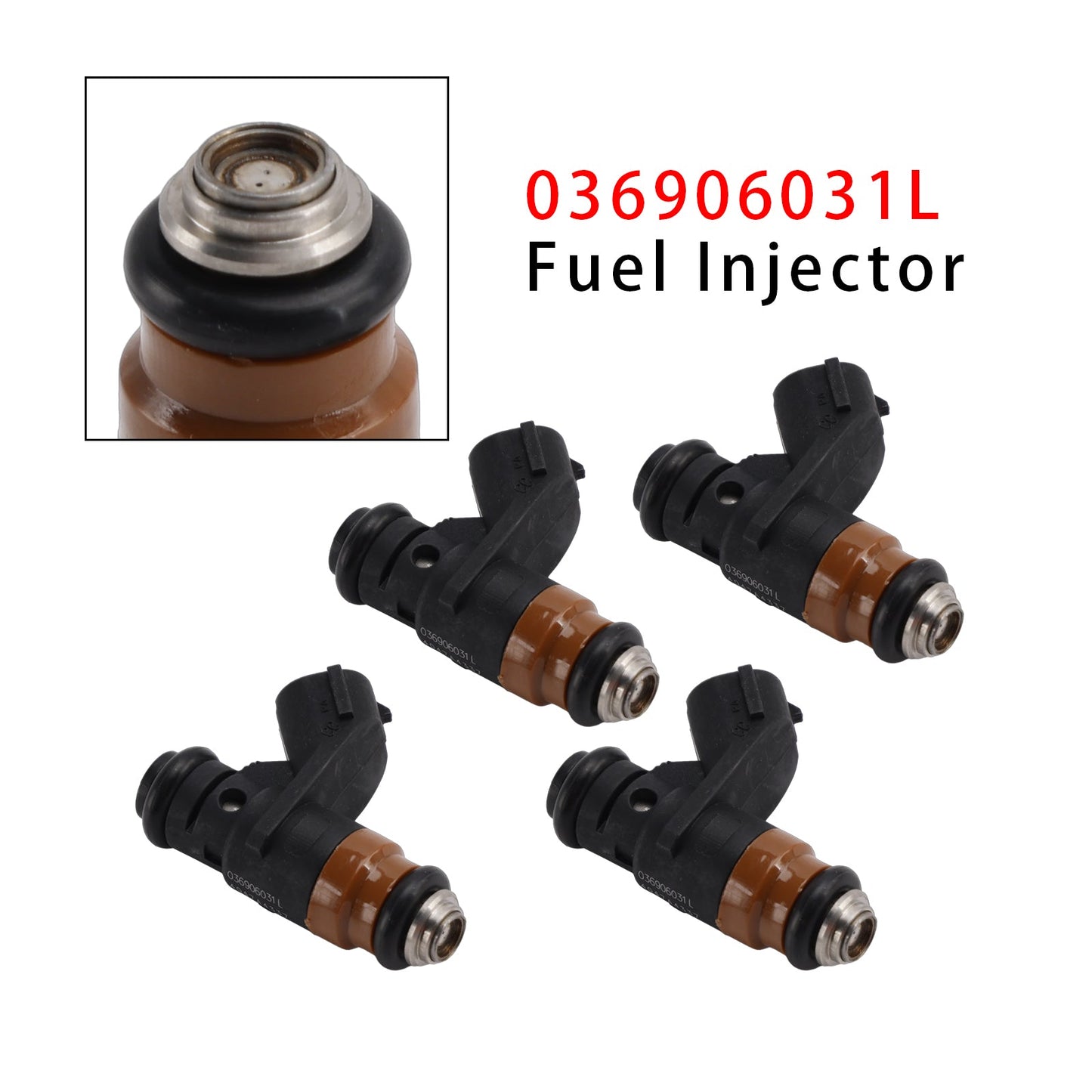 4 iniettori di carburante per Seat Cordoba Ibiza Skoda Fabia VW Golf 1.4 1.6 036906031L