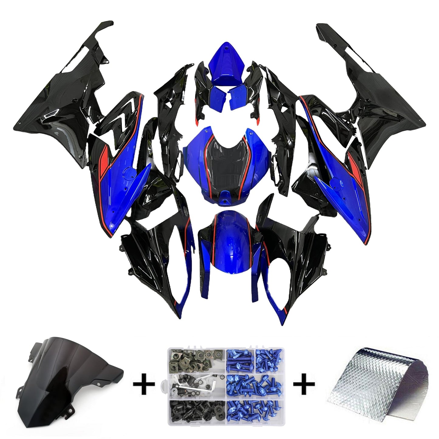 Kit carenatura iniezione BMW S1000RR 2017-2018 Carrozzeria plastica ABS
