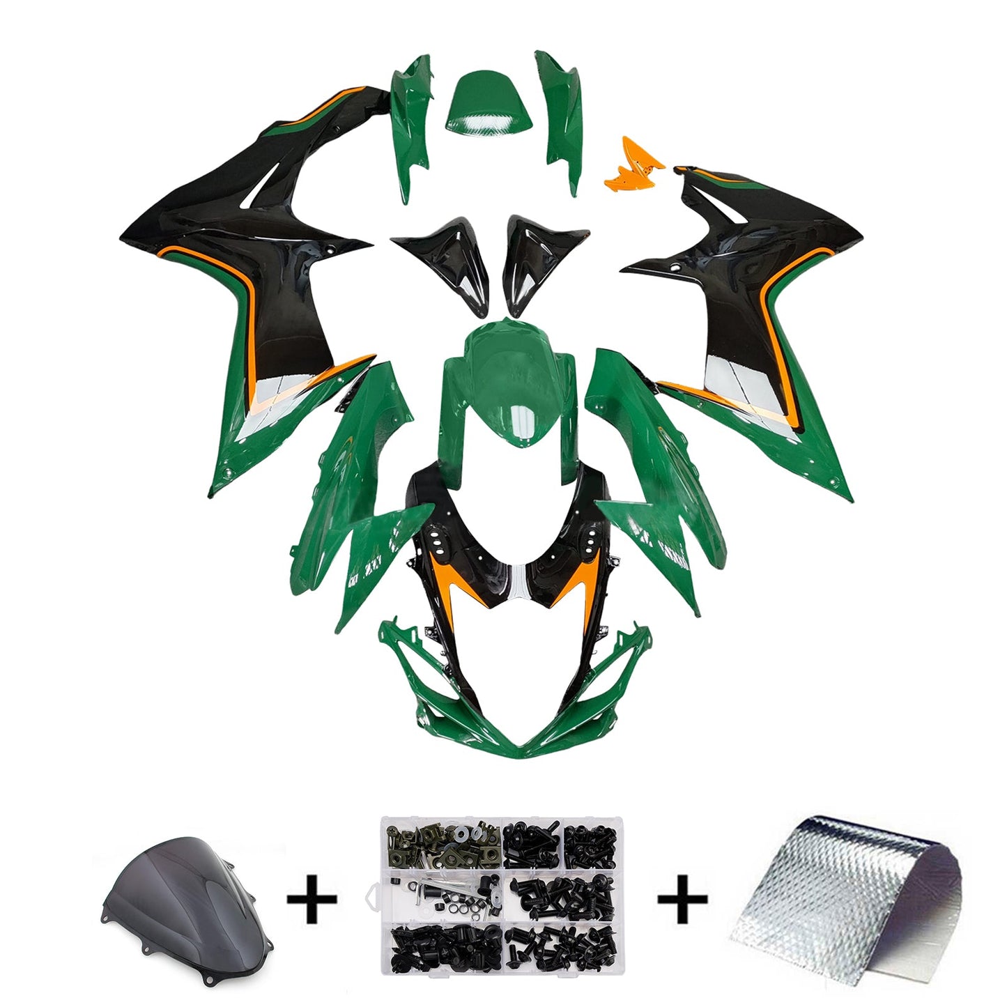Kit carenatura iniezione plastica ABS per Suzuki GSXR 600/750 2011-2026 K11