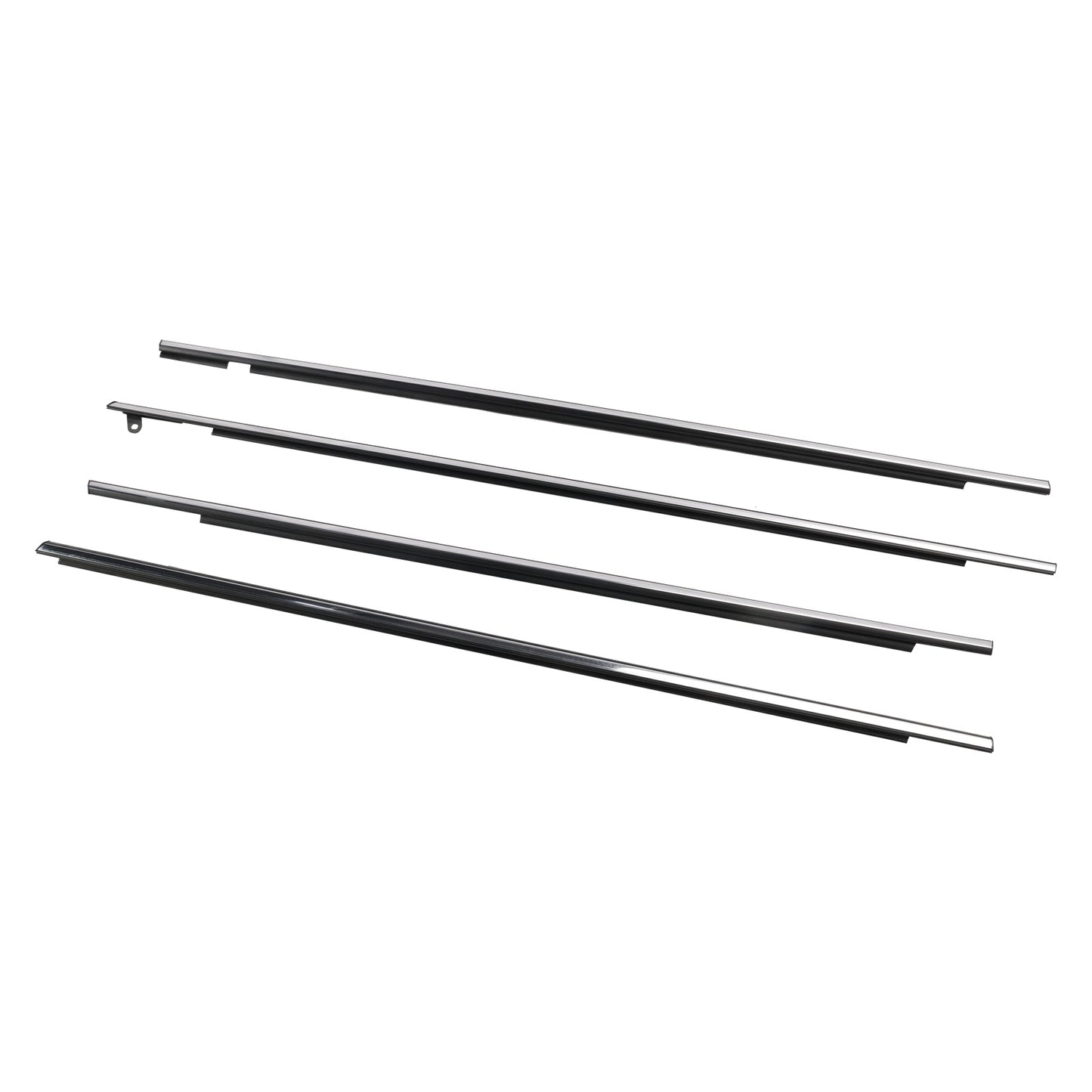 Guarnizione per modanatura esterna per finestrino cromata Toyota Venza 2009-2016 4 pezzi 757120T010