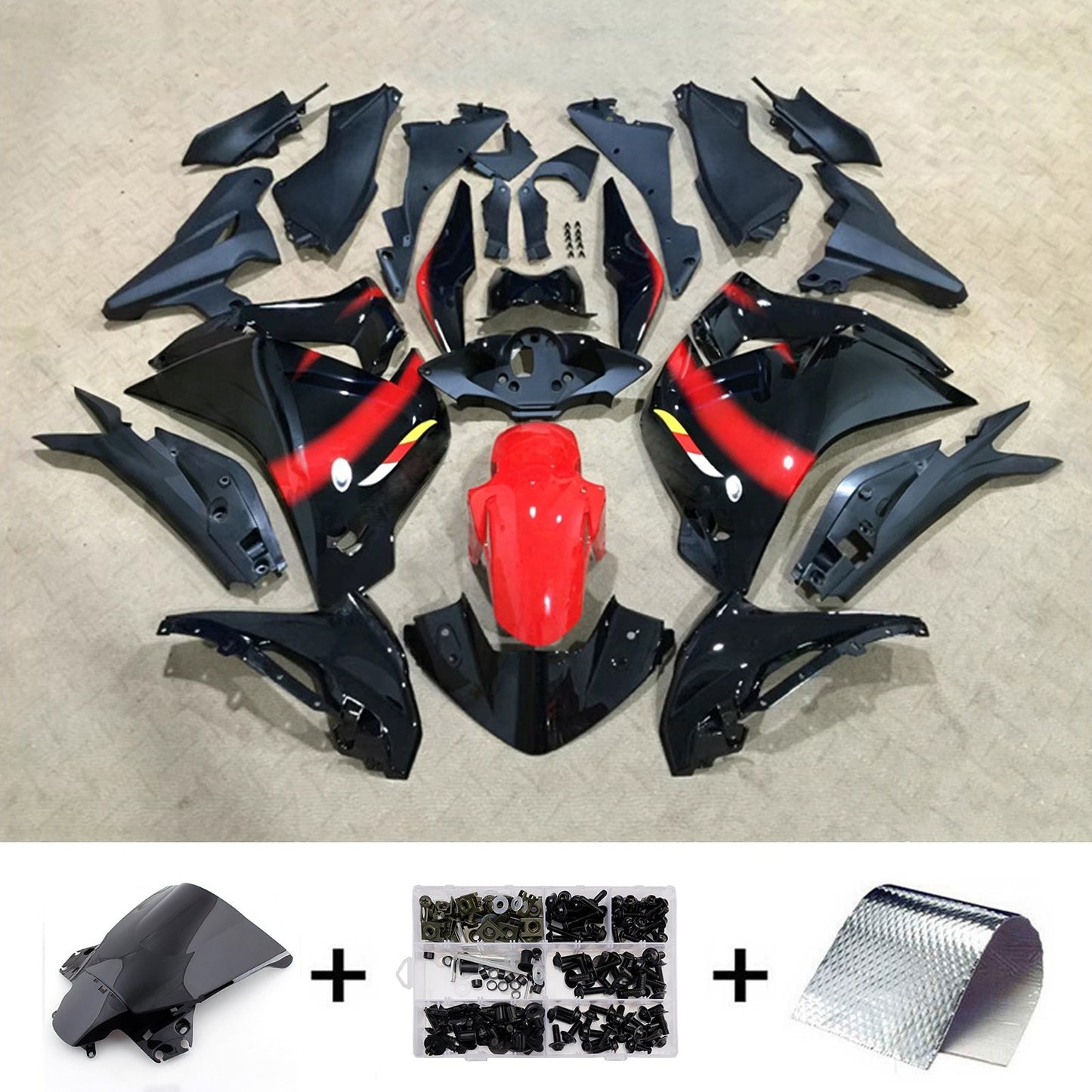 Kit di carene in plastica ABS stampate a iniezione per Honda CBR250R 2011-2015
