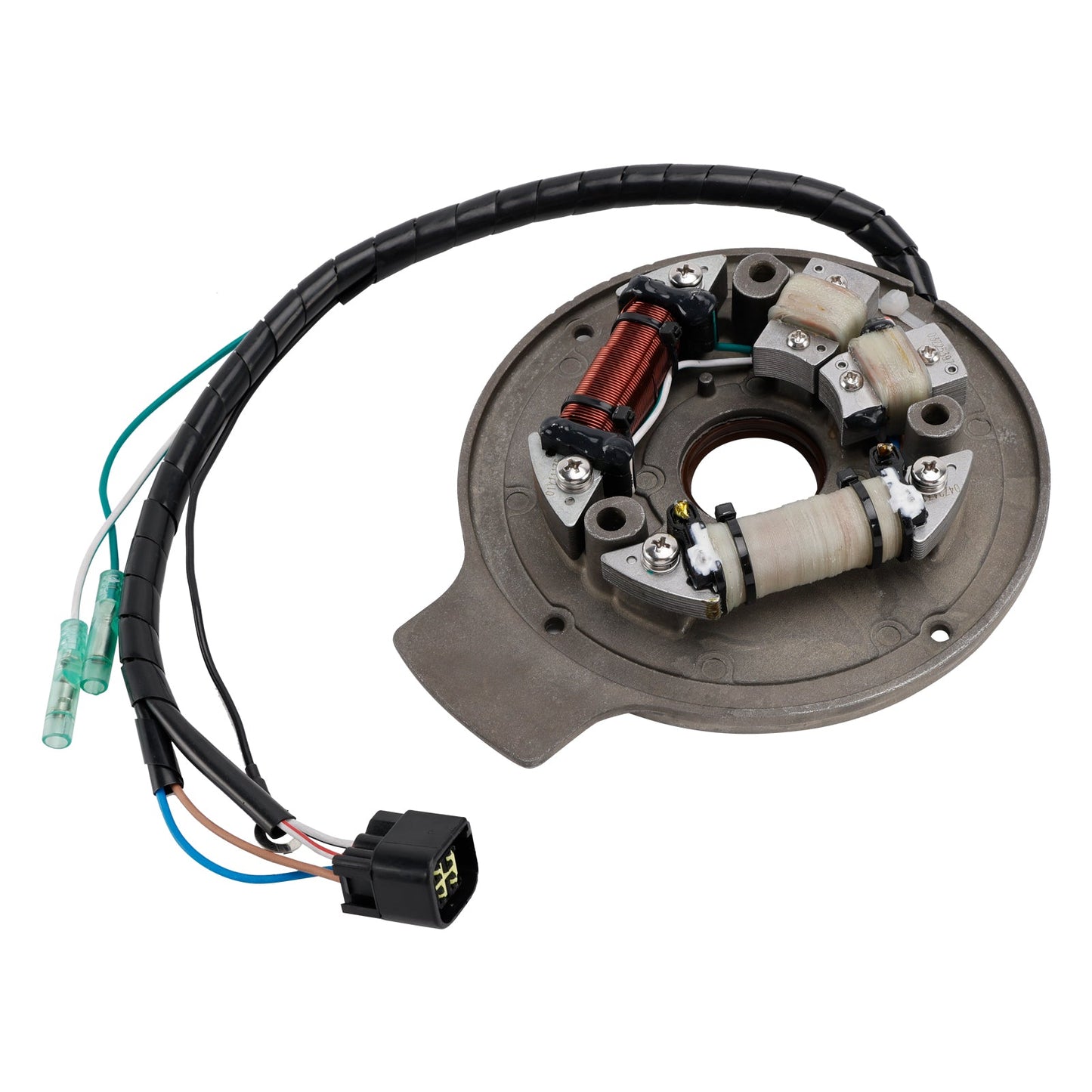 Gruppo base bobina di carica e illuminazione per generatore Yamaha EK40GMHL da 40 CV 2018-2019 6F5-85560-B0