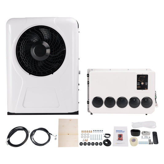 Condizionatore d'aria split DC 24V per camper, roulotte e camion, 13000 BTU.