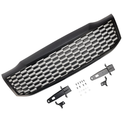 Griglia paraurti anteriore nera opaca Toyota Hilux Vigo MK7 2012-2014