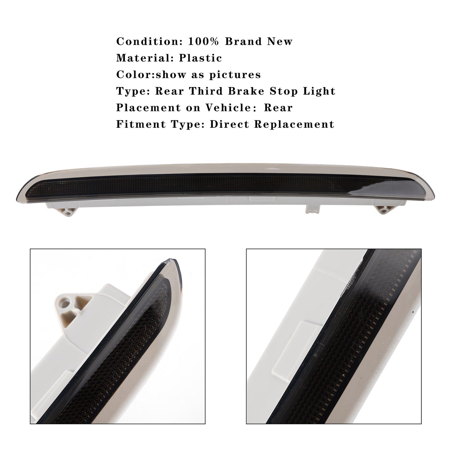 2004-2013 AUDI A3 S3 RS3 8P Sportback Luce di stop posteriore 3RD BLK