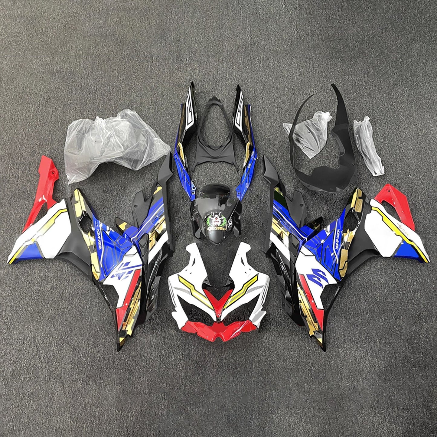 Kit carenatura iniezione adatto per Kawasaki Ninja ZX-25R ZX-4R ZX-4RR 2019-2026