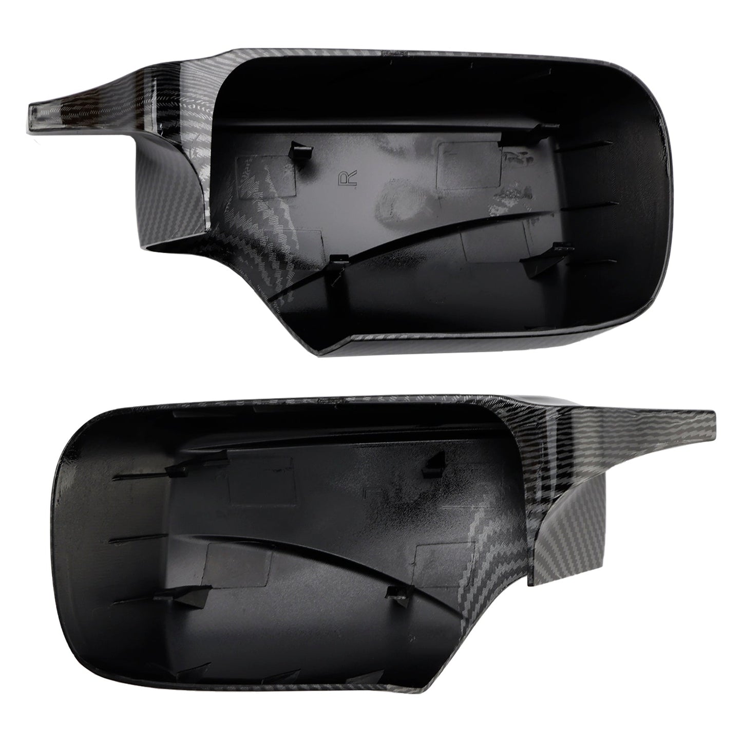 2 pezzi Copri specchietti laterali per auto stile M per BMW E46 Berlina E39 4DR 1998-2005