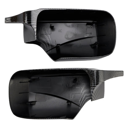 2 pezzi Copri specchietti laterali per auto stile M per BMW E46 Berlina E39 4DR 1998-2005
