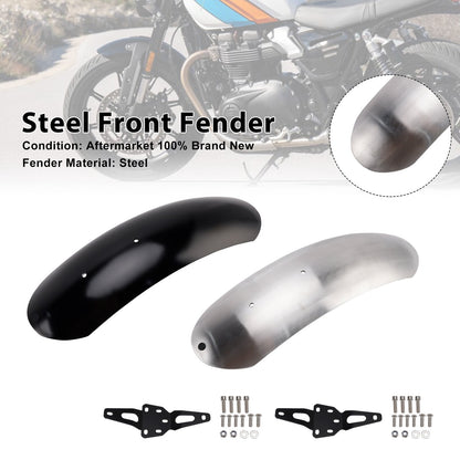 Parafango anteriore in acciaio per Street Scrambler 900 Speed Twin 900