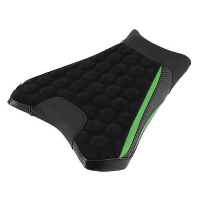 Kit sella conducente e passeggero ZX-6R per Kawasaki 2019-2025, cuscino posteriore verde