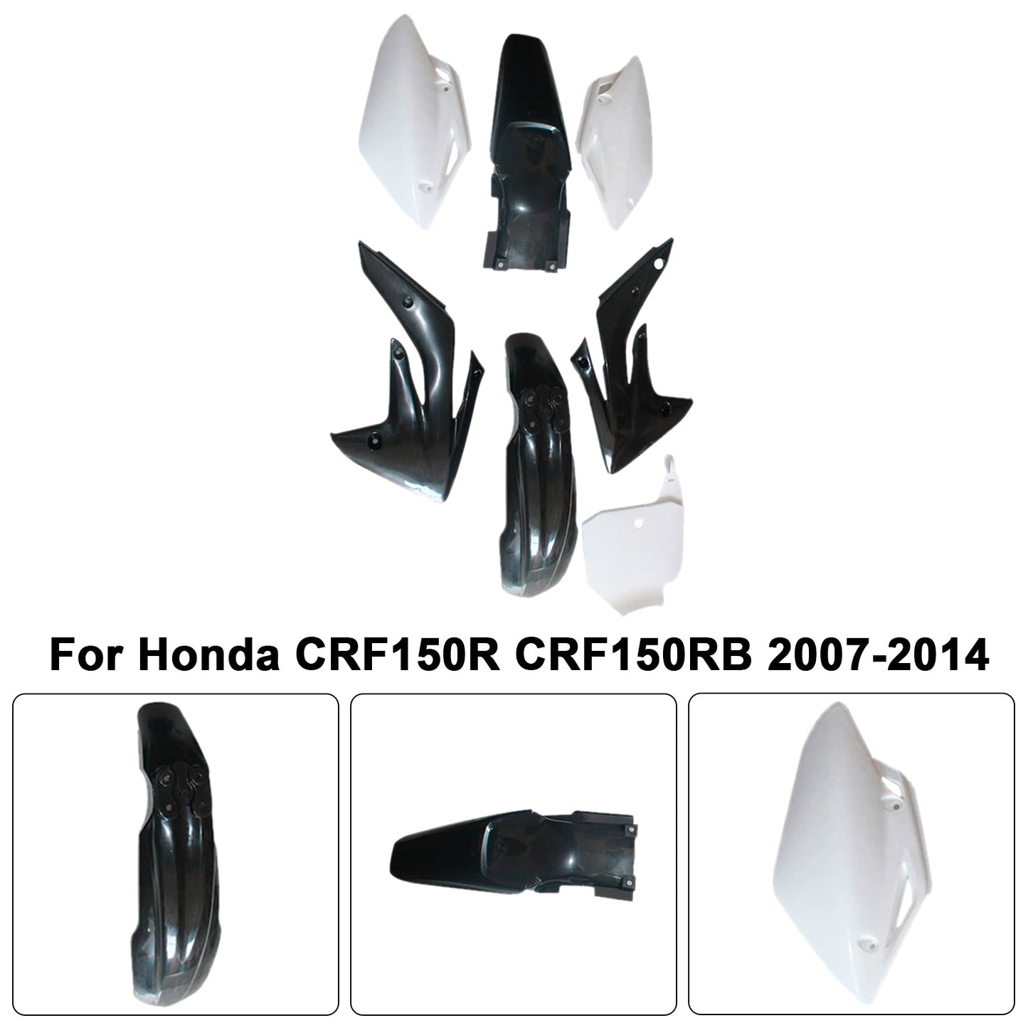 Kit di plastica per carrozzeria Honda CRF150R/RB 2007-2014, carenatura parafango