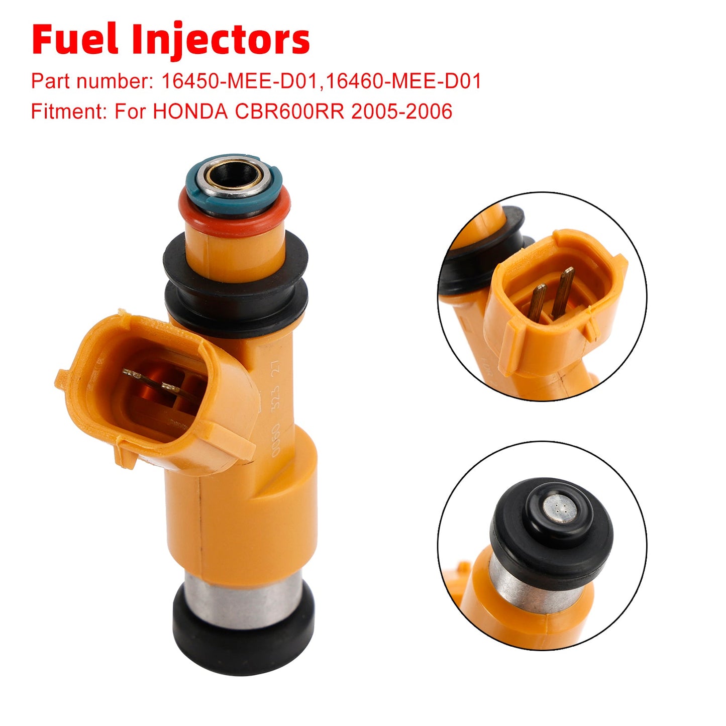 2005-2006 Honda CBR600RR Iniettori di carburante 16450-MEE-D01 16460-MEE-D01