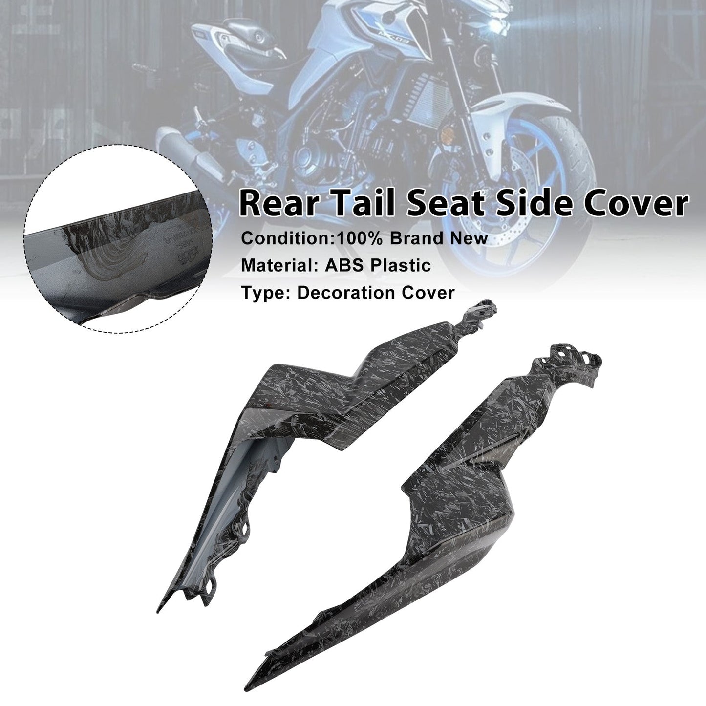 Carenatura laterale del codino posteriore Yamaha YZF-R3 R25 MT-03 2025-2026