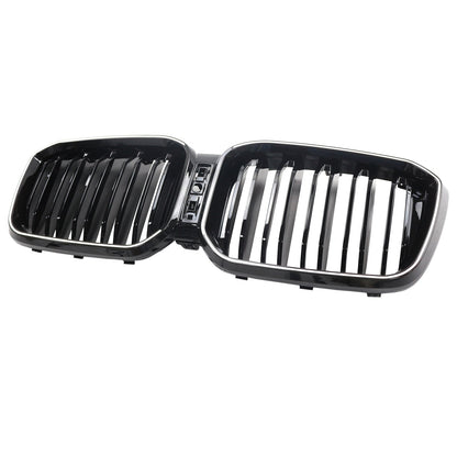 Griglia a doppio rene per paraurti nero lucido BMW X3 G01 X4 G02 2022-2025