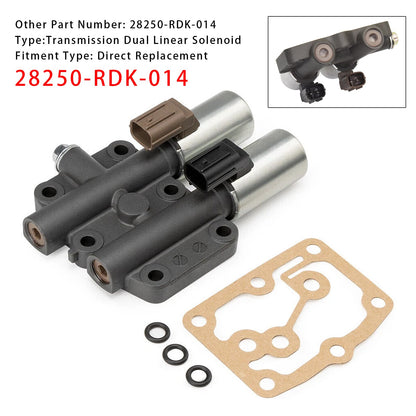 Solenoide lineare doppio per trasmissione HONDA PILOT 2006-2007 28250-RDK-014 014 28250RDK014