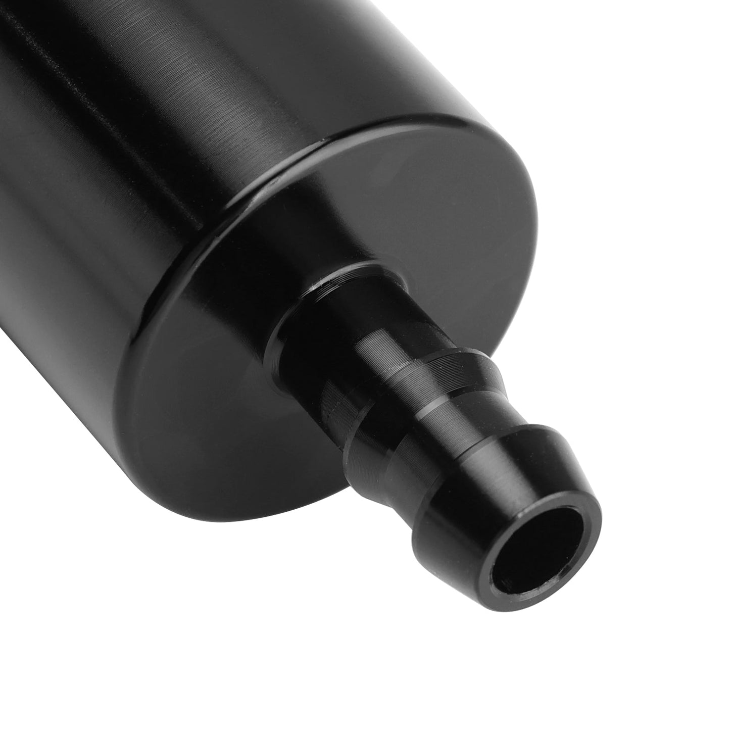 Adattatore per filtro per sistemi di alimentazione EFI in linea nero, attacco da 3/8"" con elemento filtrante da 30 micron