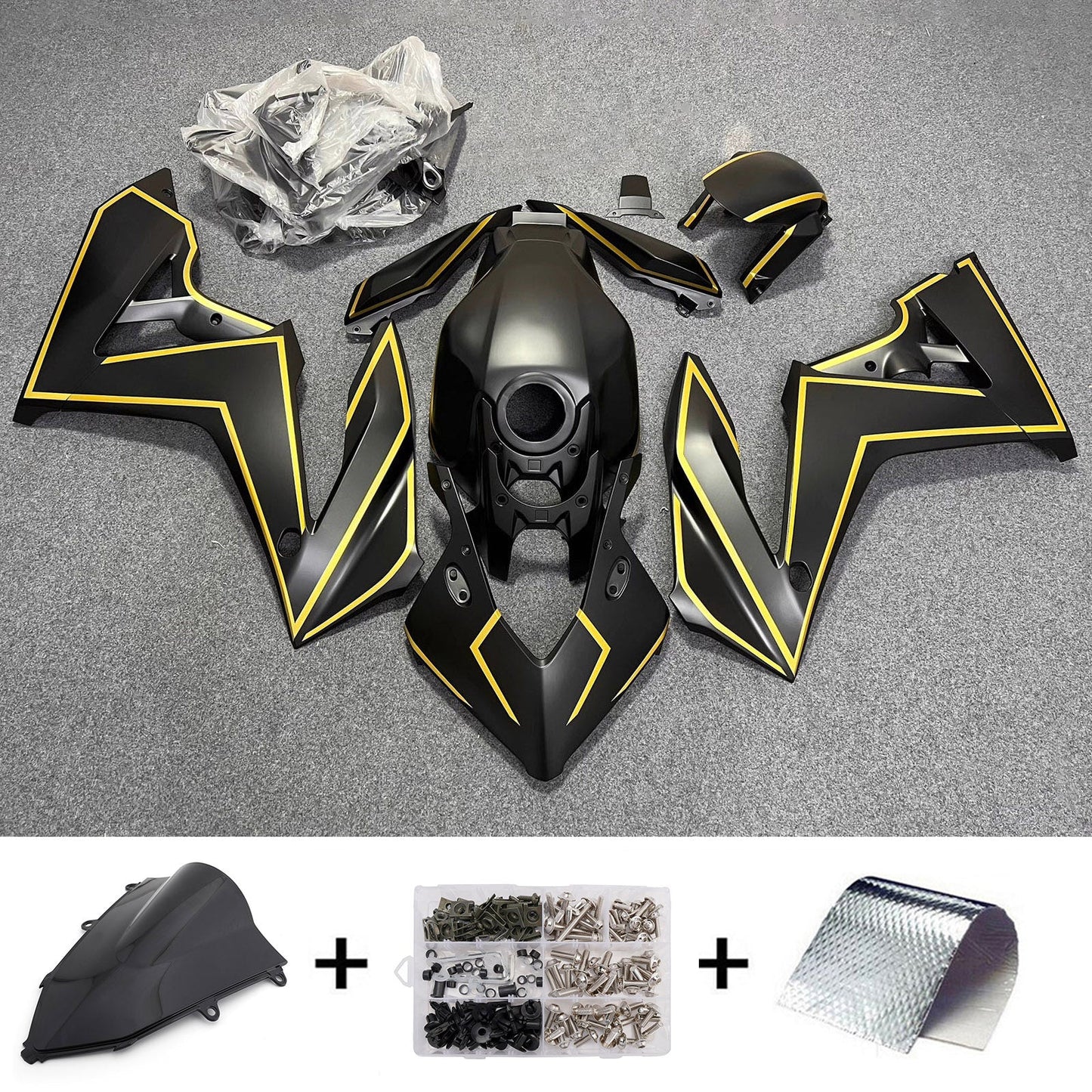 Kit di carene in plastica ABS stampate a iniezione per Honda CBR650R 2024-2026