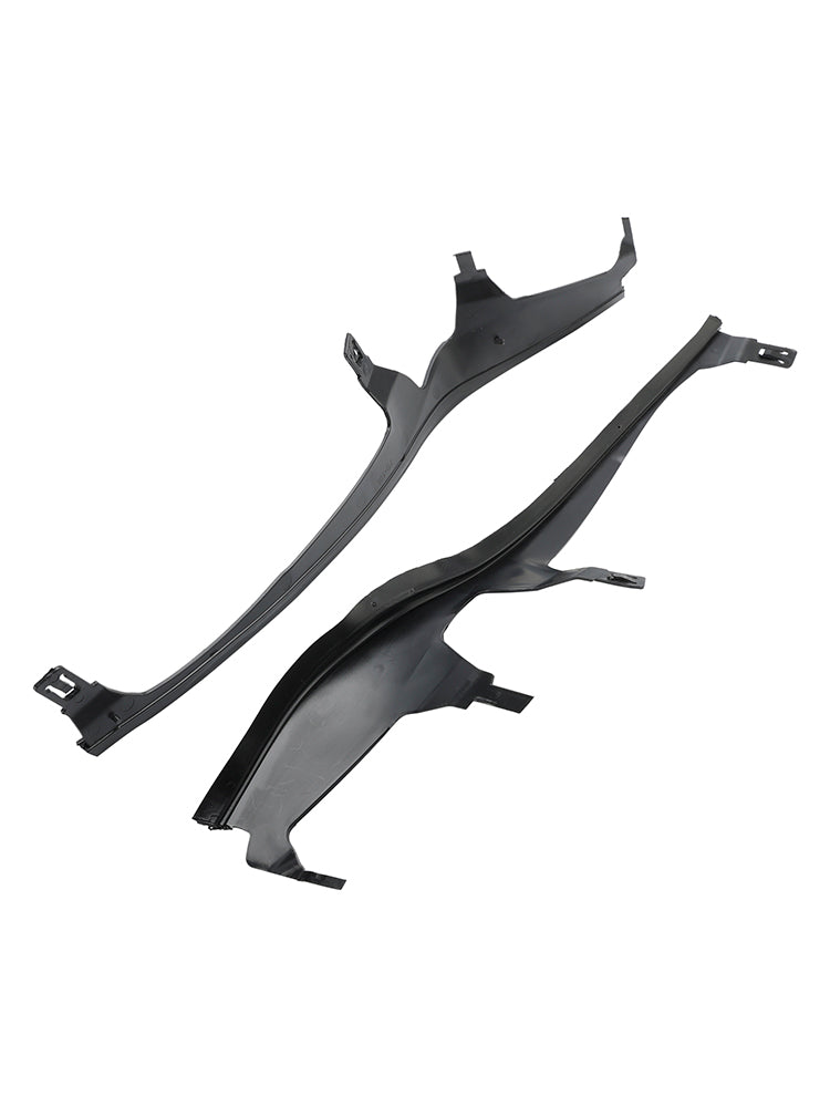 Coppia set di strisce di copertura faro superiore L+R per BMW 3 E46 COUPE CABRIO LCI