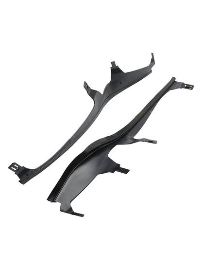 Coppia set di strisce di copertura faro superiore L+R per BMW 3 E46 COUPE CABRIO LCI
