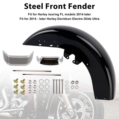Parafango anteriore in acciaio per Touring Electra Glide Ultra Limited 2014-2024
