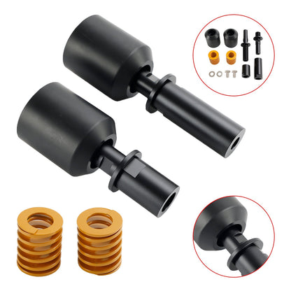 Protezione slider telaio in alluminio KAWASAKI ZX-4RR 2023-2024 nera