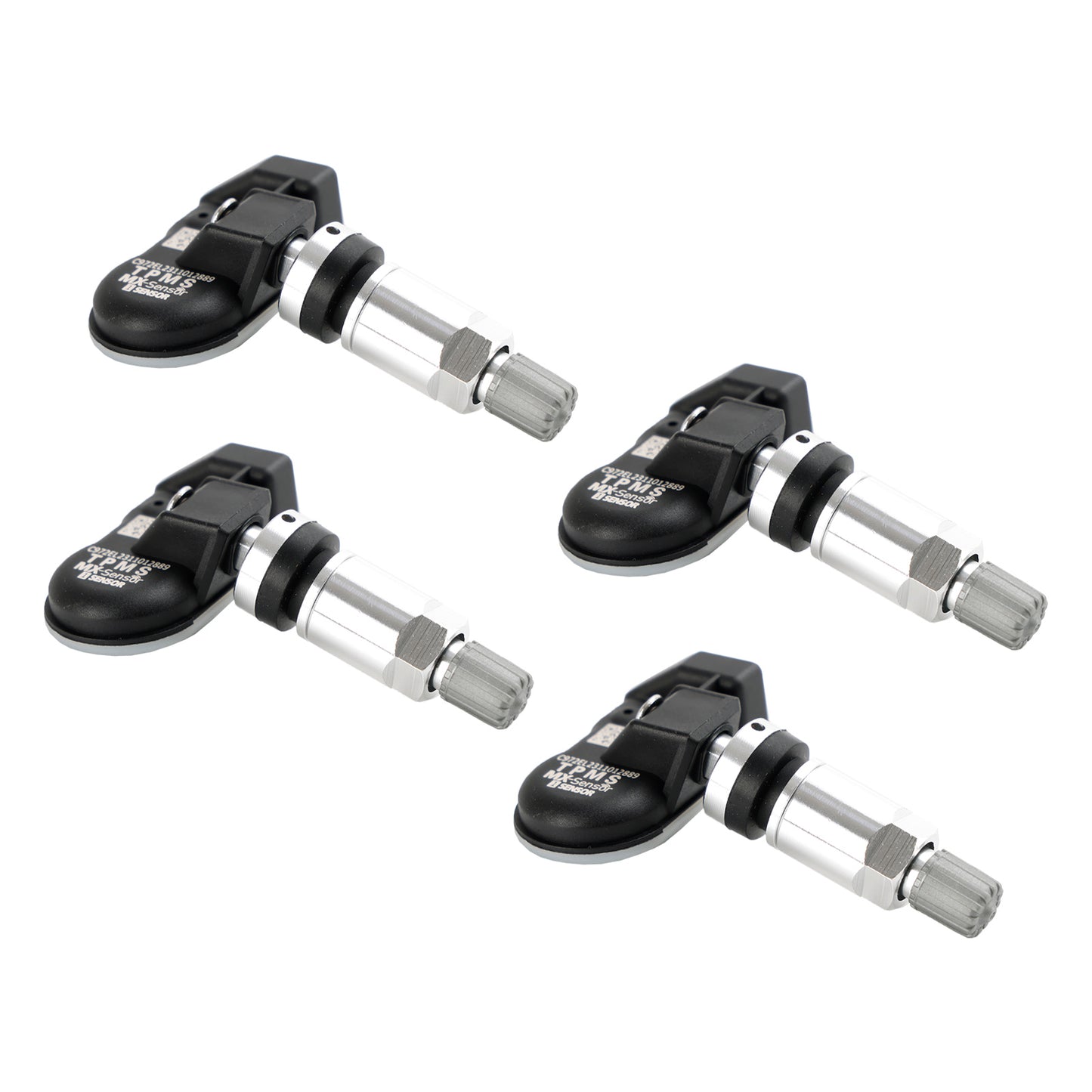 4X Sensore Pressione Pneumatici Universale TPMS Programmabile MX-Sensor 433 MHZ