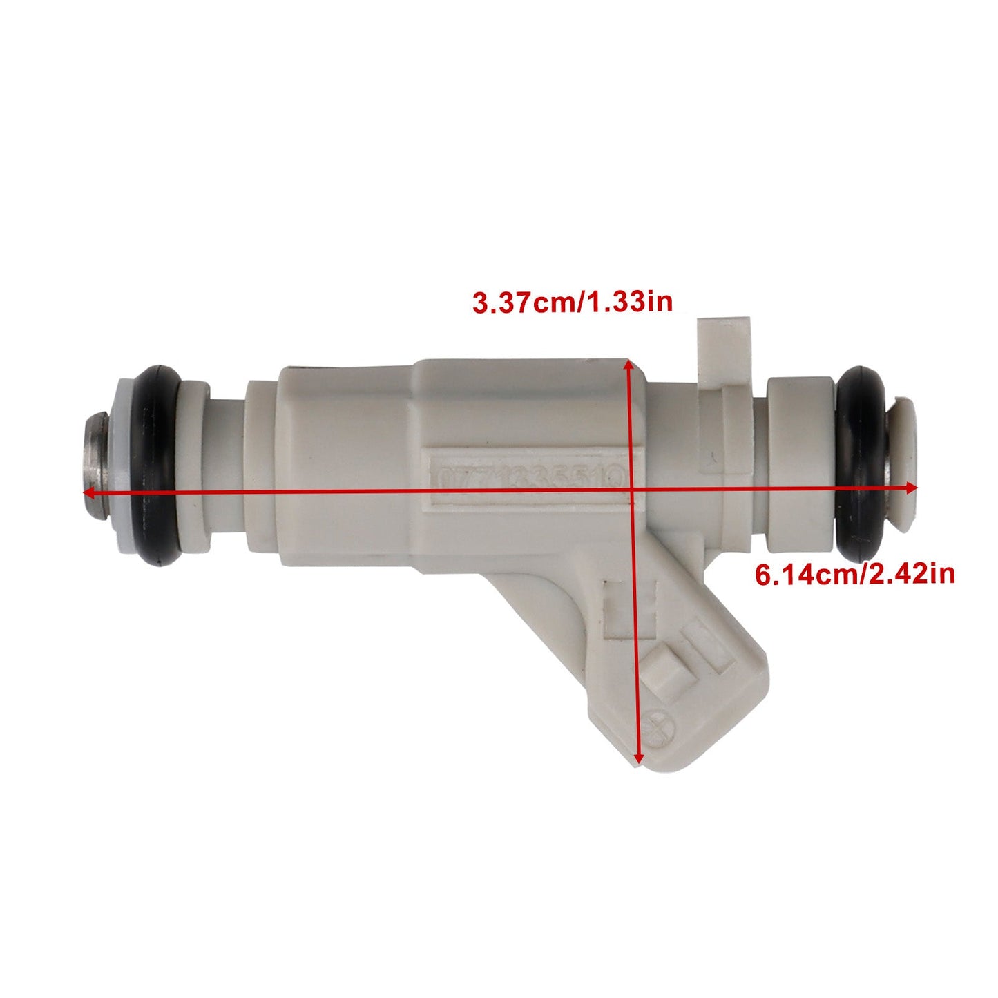 1 pz iniettore carburante per Audi S6 S8 4.2L V8 2001-2003 0280155988 077133551Q