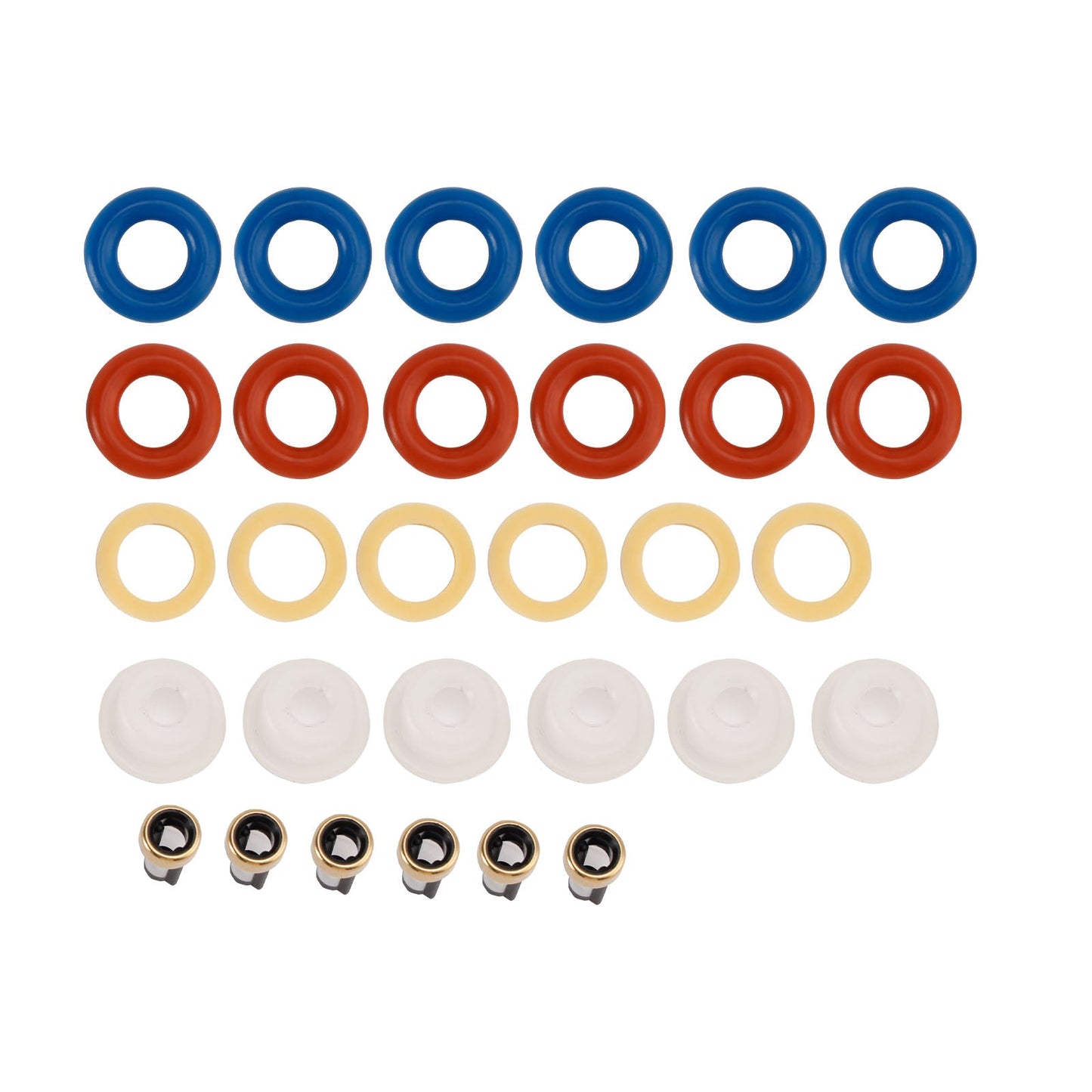 Guarnizione O-ring per iniettore di carburante 0280150947 compatibile con Ford Aerostar 86-87 e Mustang 1987-1993