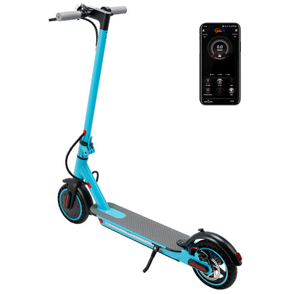 8,5 "scooter elettrico pieghevole con app 350W 35 km Range 30 km/h Città Compito giallo