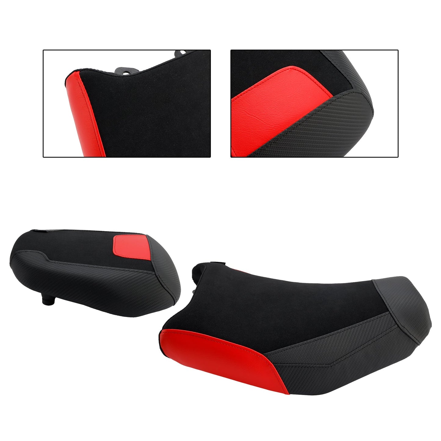 Kit cuscini passeggero Raider anteriori e posteriori per Suzuki V-Strom 250Sx 2024-2025, colore rosso