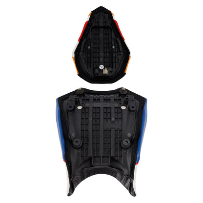 Kit cuscini passeggero anteriore e posteriore Raider per Honda CBR250RR 2017-2024 2023, colore arancione