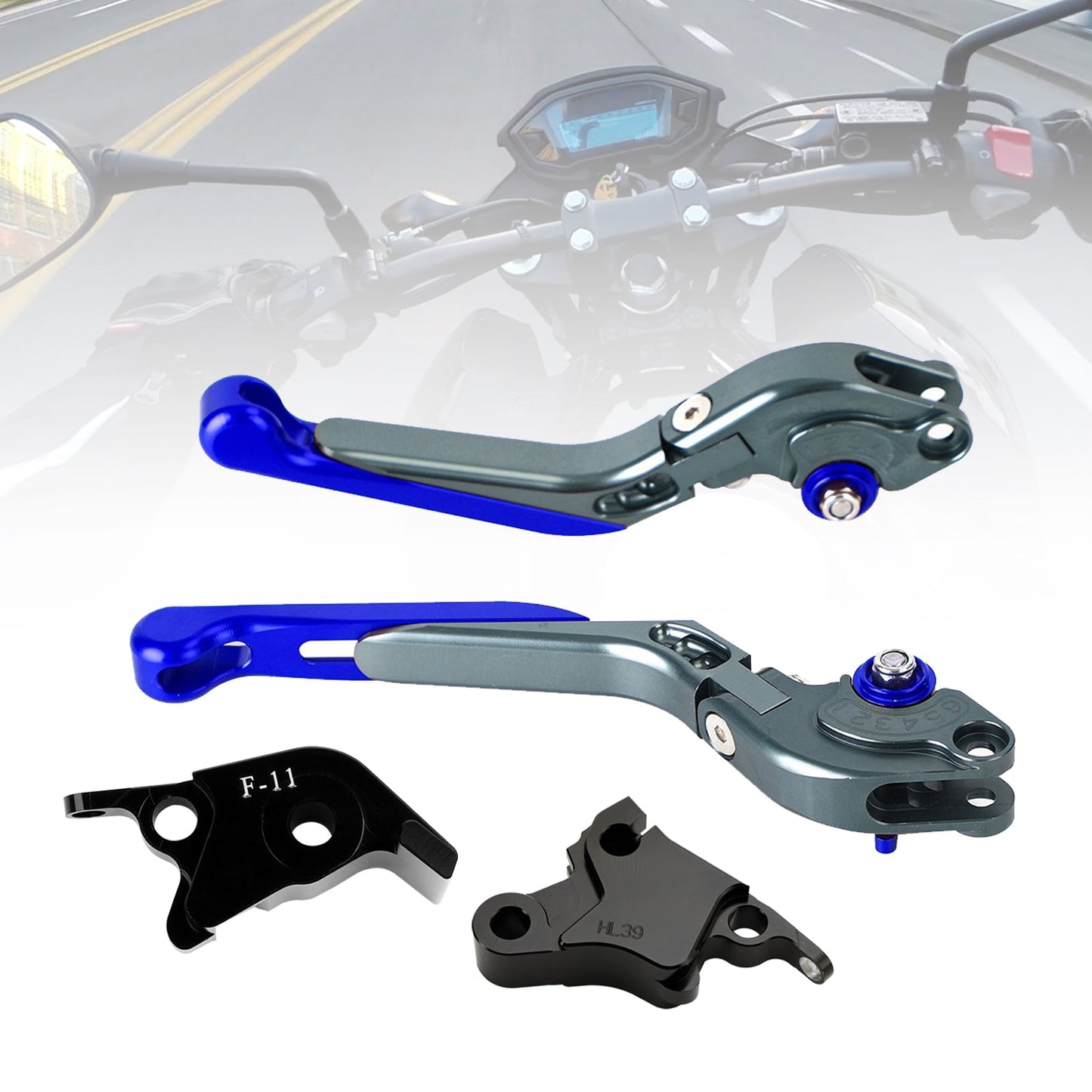 Leva freno frizione regolabile adatta per CFMOTO 700CL-X Sport 2021-2024