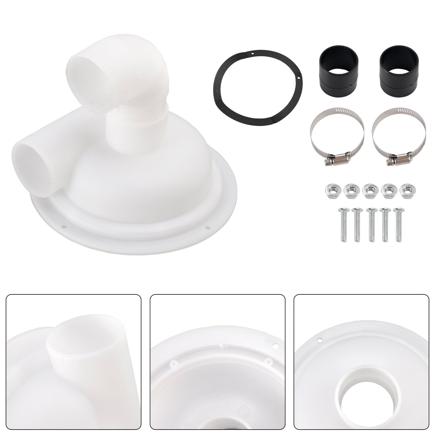 Coperchio separatore ciclonico per polvere Accessorio per aspirapolvere per truciolato Aspirapolvere per gesso Separatore di polvere Accessorio per aspirapolvere