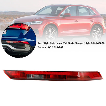 80A945070 Posteriore Destro Lato Inferiore Coda Freno Paraurti Luce Per Audi Q5 2018-2021
