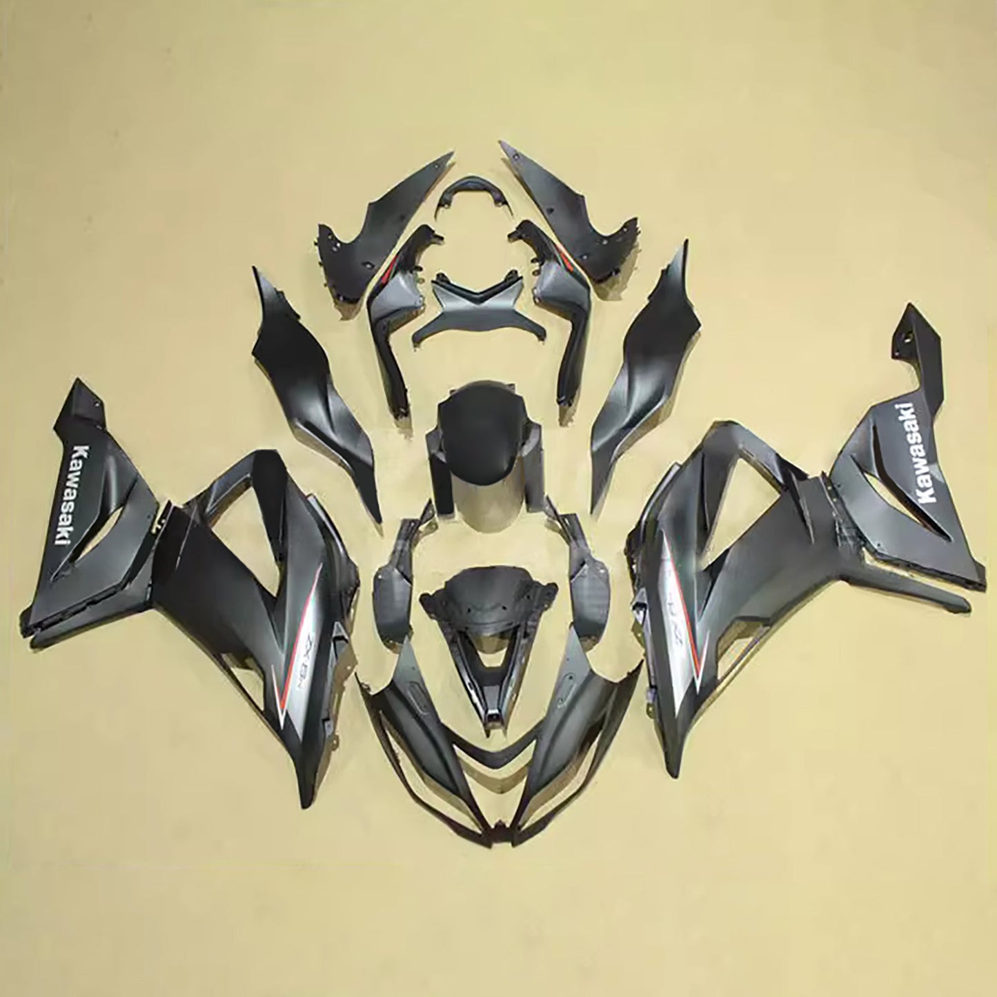 Kit carenatura iniezione in plastica ABS adatto per Kawasaki ZX6R 636 2013-2018