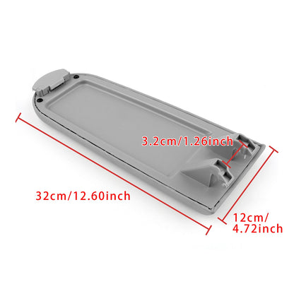 Coperchio della console centrale del bracciolo in pelle grigia per VW MK4 Jetta Bora Golf 18D867173