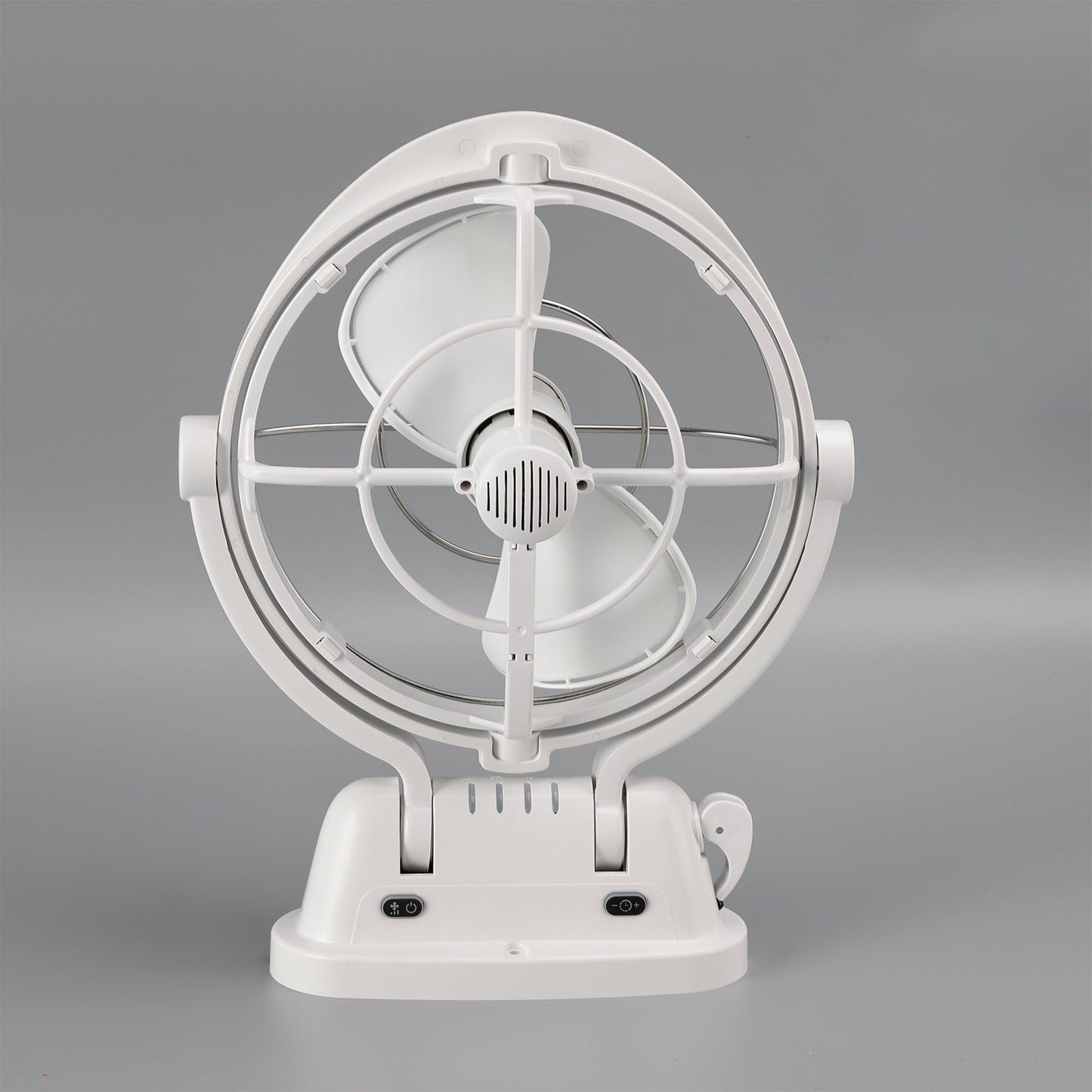 Ventola a basso consumo con rilevamento automatico 12V/24V per barche e camper, colore bianco