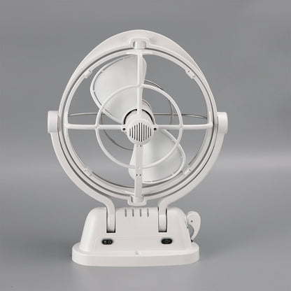 Ventola a basso consumo con rilevamento automatico 12V/24V per barche e camper, colore bianco