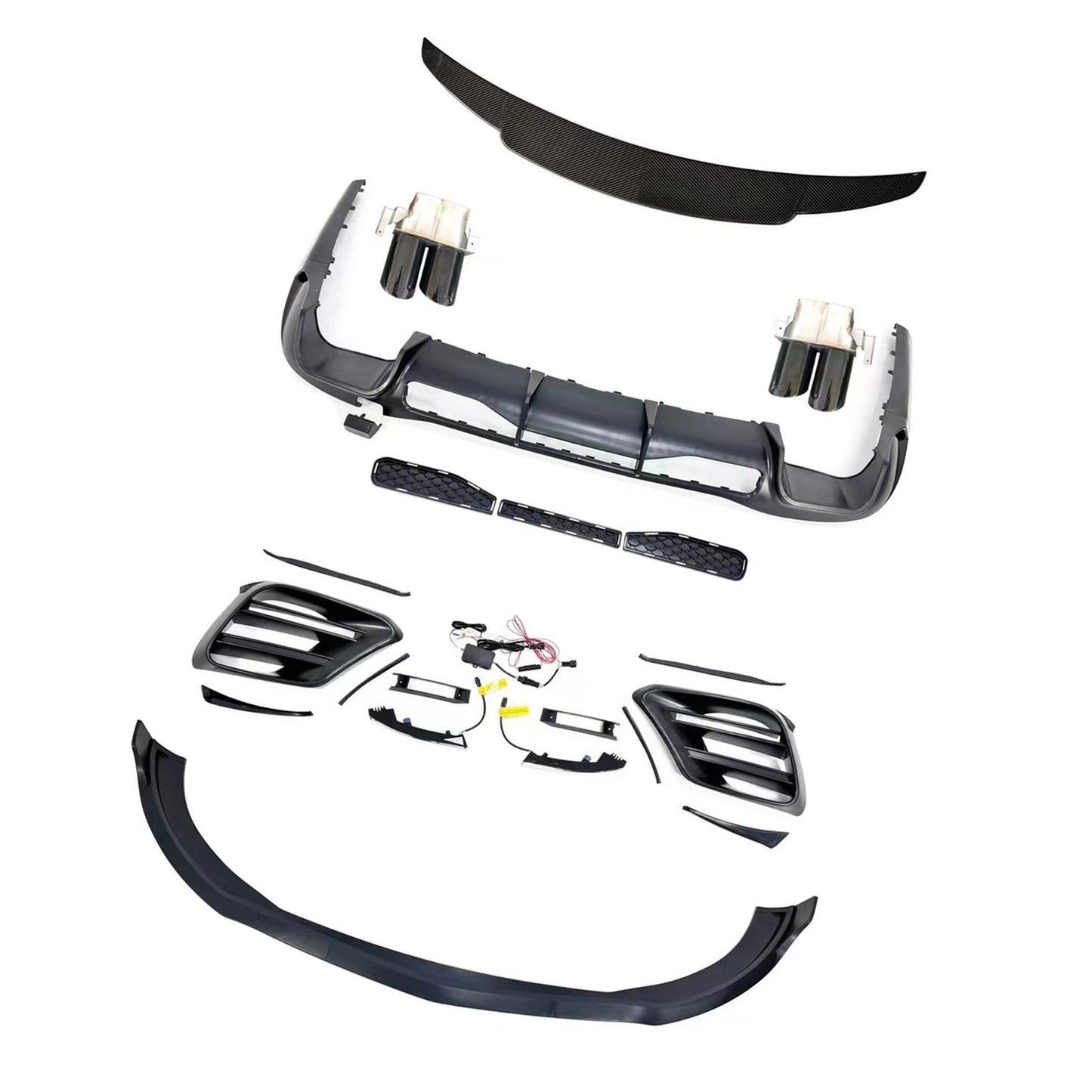 Kit carrozzeria B Style per Mercedes Classe S W223 S450 S500, anni 2021-2023.