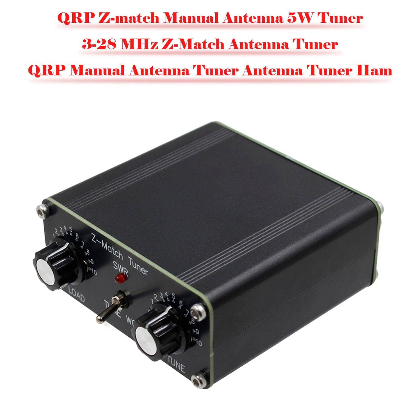 Sintonizzatore manuale per antenna QRP Z-match 5W 3-28 MHz Z-Match Sintonizzatore manuale per antenna QRP Ham