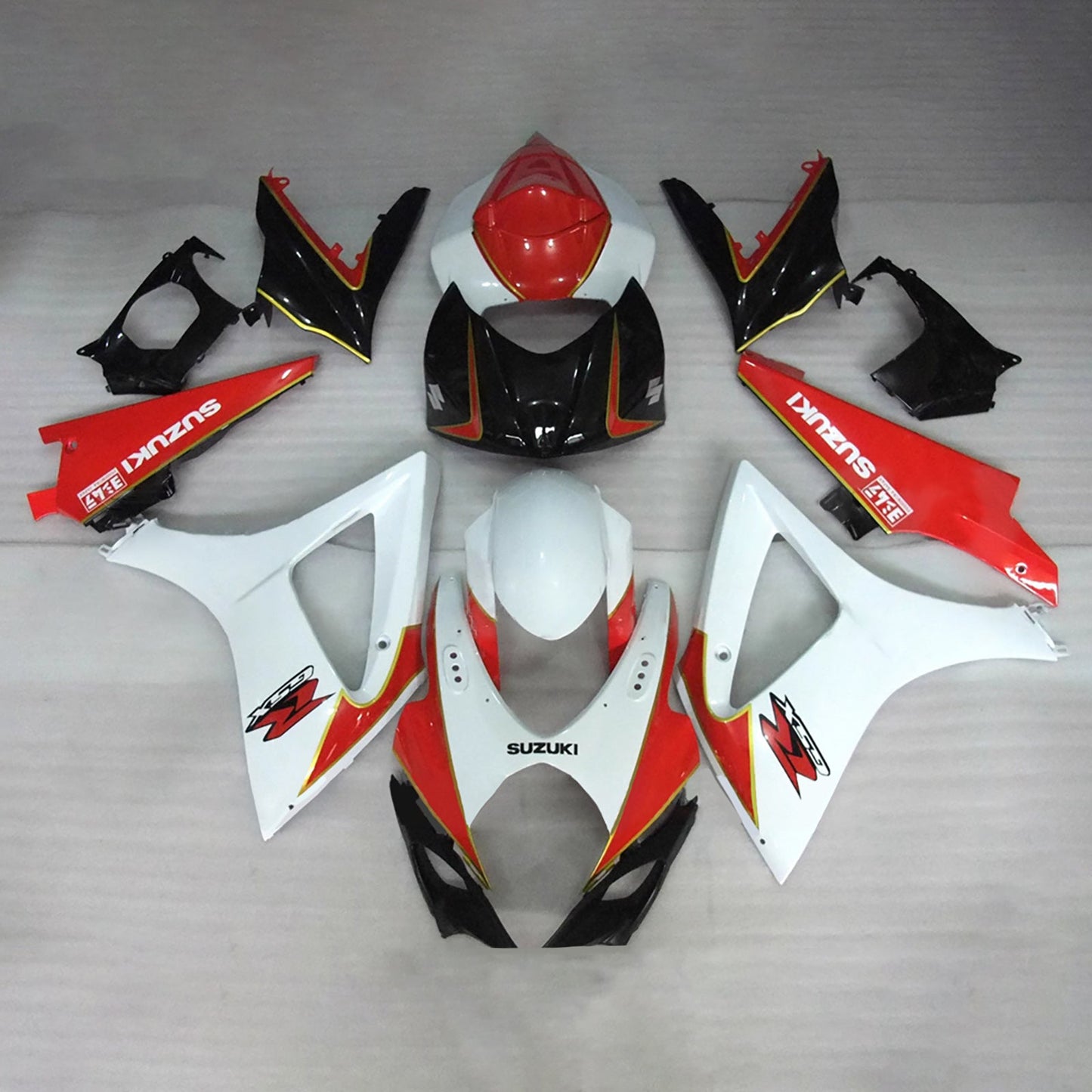 Kit carenatura iniezione plastica ABS per Suzuki GSXR1000 2007-2008 K7