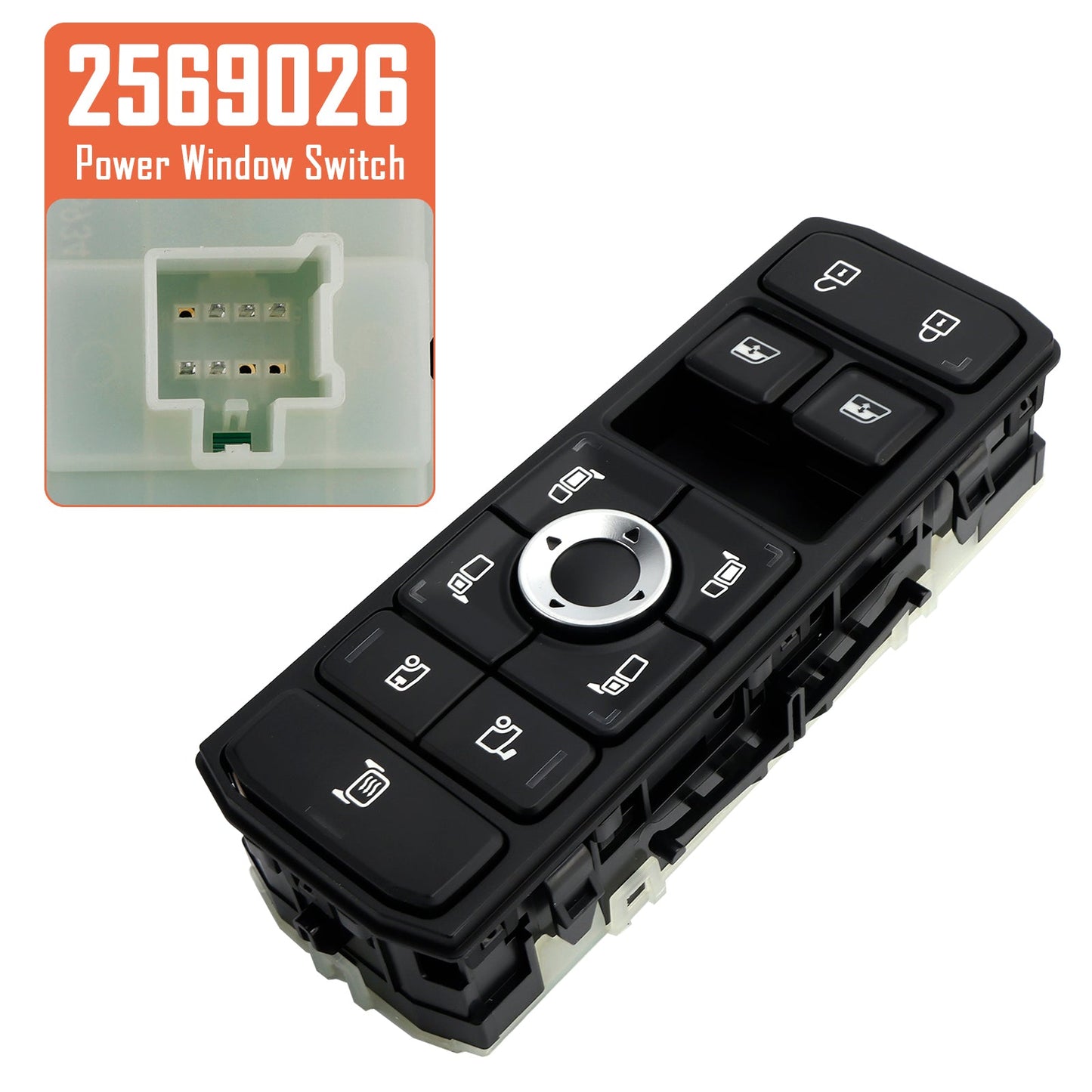Interruttore alzacristalli elettrico anteriore lato passeggero per SCANIA L dal 2017 in poi 2398124