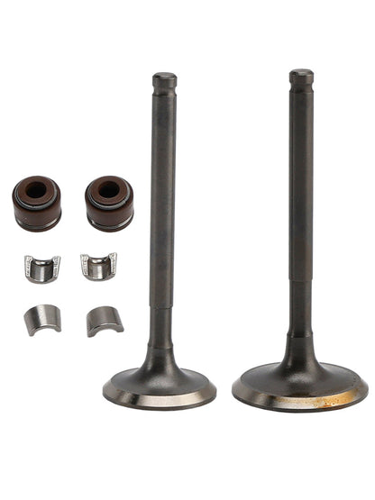 SET VALVOLE DA 66MM ASPIRAZIONE E SCARICO PER GY6 150CC 157QMJ JONWAY ROKETA BAJA SUNL