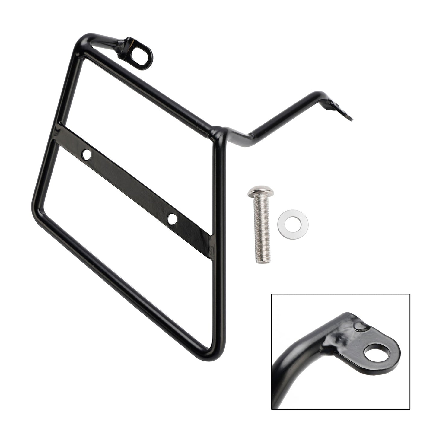 Supporto per borsa laterale Honda Dax 125 ST125 2021-2024, staffa di montaggio sinistra cromata