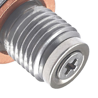 Tappo di scarico olio magnetico universale per motore auto M14x1.5 con vite e dado.