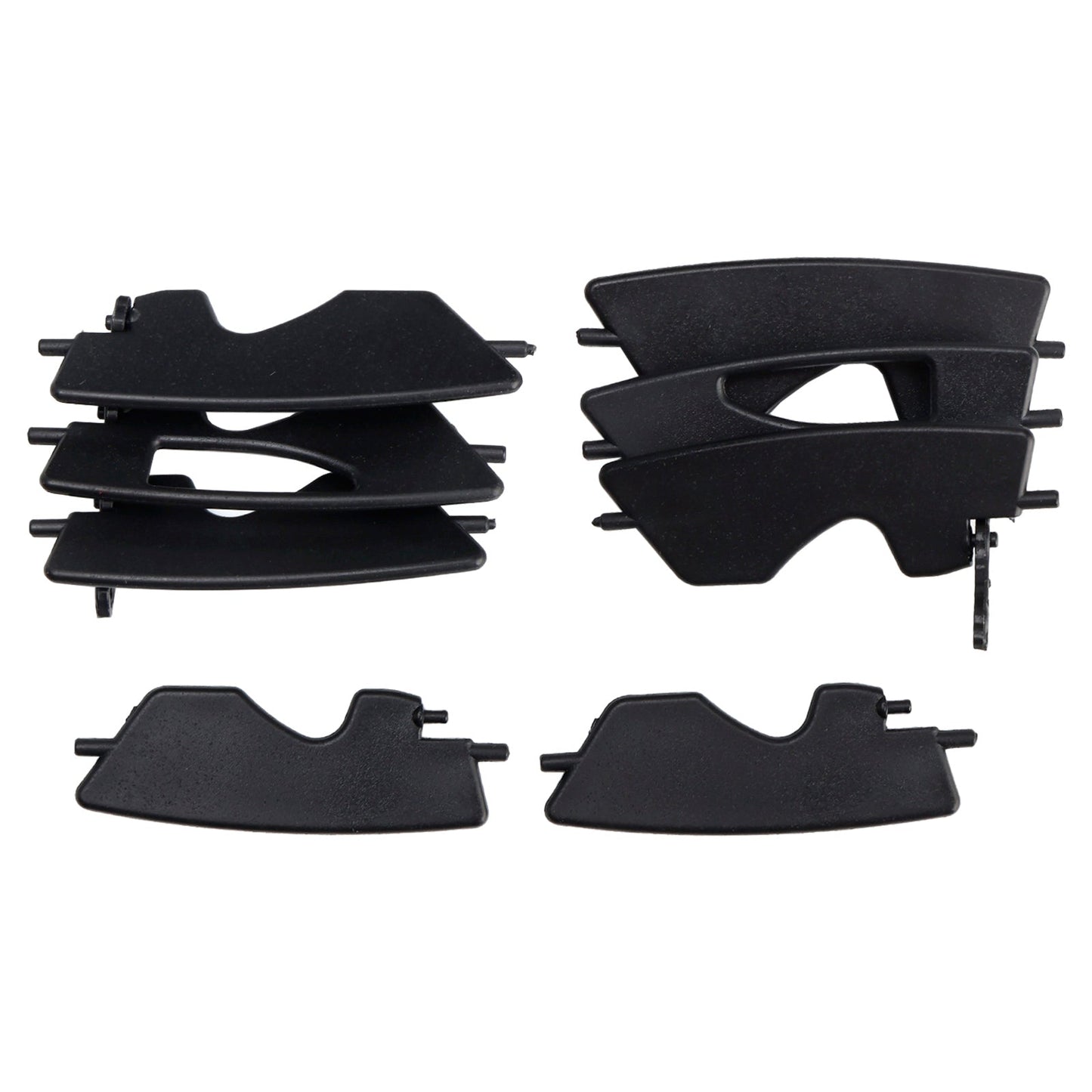 Copertura del pannello di ventilazione della console centrale posteriore per Mercedes Benz Classe C W204 2007-2014, nera