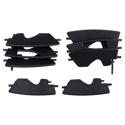 Copertura del pannello di ventilazione della console centrale posteriore per Mercedes Benz Classe C W204 2007-2014, nera