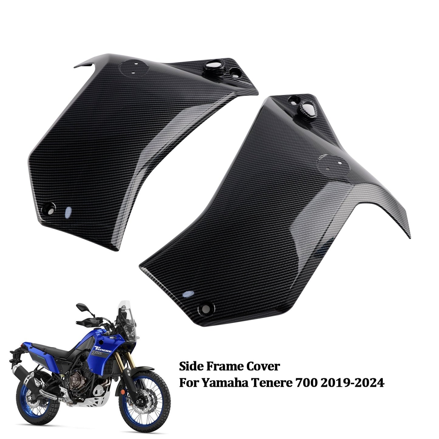 2019-2024 Yamaha Tenere 700 Protezione pannello telaio laterale Carenature Copertura